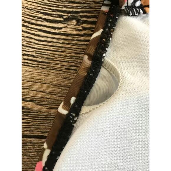 NEW Triangle Halter Top String Tie Mandala Print Bikini Size MEDIUM - Picture 7 of 7